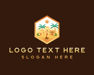 Sand - Desert Sand Trip logo design