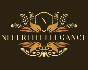 Floral Elegant Crest logo design