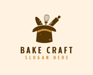 Magic Hat Bakery logo design