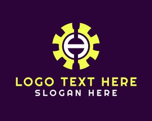 Gear Letter H Logo