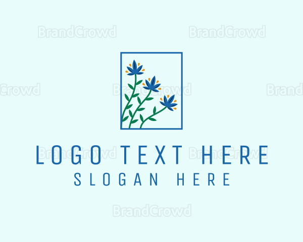 Blooming Garden Flowers Logo