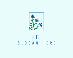 Flowering - Blooming Garden Flowers logo design