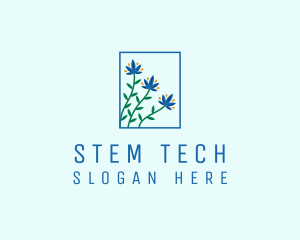 Stem - Blooming Garden Flowers logo design