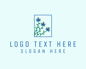 Stem - Blooming Garden Flowers logo design