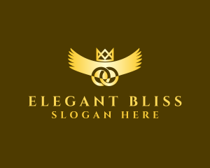 Golden Crown Wings Logo