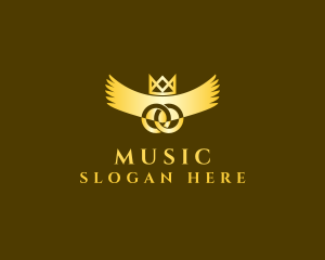 Golden Crown Wings Logo