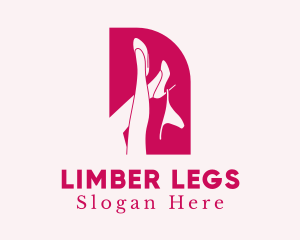 Legs - Erotic Woman Legs logo design