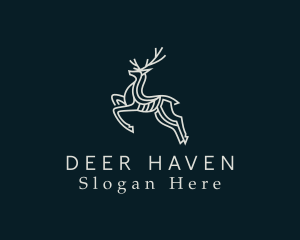 Luxe Deer Animal logo design