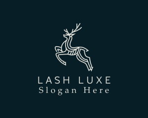 Luxe Deer Animal logo design