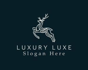 Luxe Deer Animal logo design