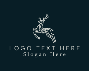 Deer - Luxe Deer Animal logo design