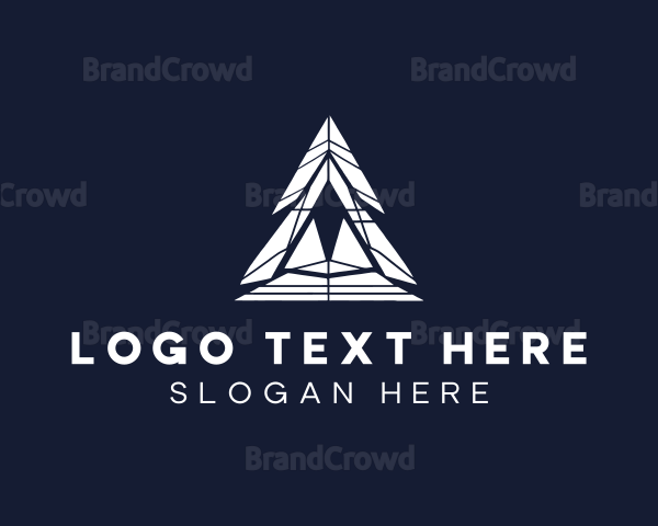 Luxury Brand Pyramid Logo