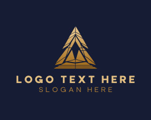 Luxury Brand Pyramid Logo