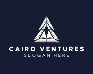 Luxury Brand Pyramid logo design