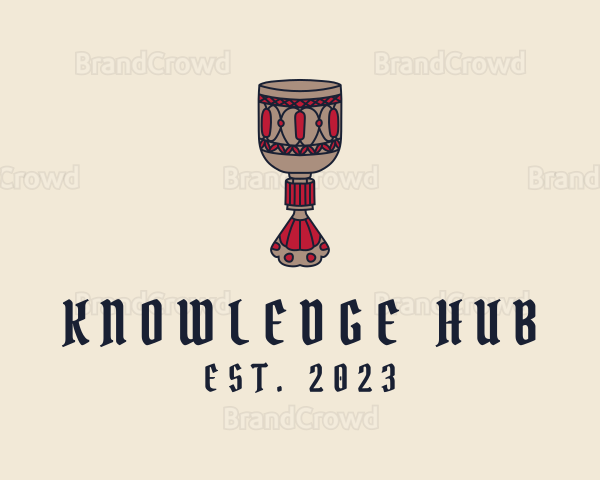 Medieval Wine Goblet Logo