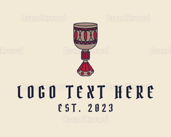 Medieval Wine Goblet Logo