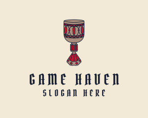 Medieval Wine Goblet  Logo