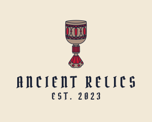 Artifact - Medieval Wine Goblet logo design