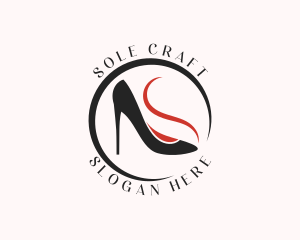 Shoemaking - Fashion High Heels logo design