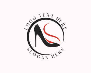 Shoemaking - Fashion High Heels logo design