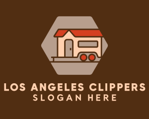 Camper Trailer House Logo