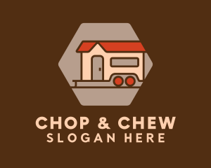 Camper Trailer House Logo