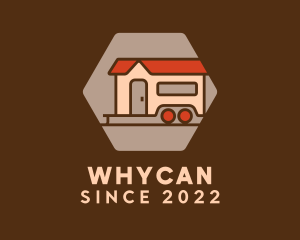 Truck - Camper Trailer House logo design