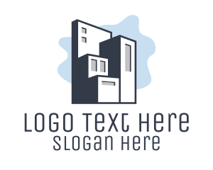 City - Modern Housing Builder logo design