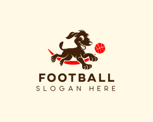 Ball Play Dog  Logo