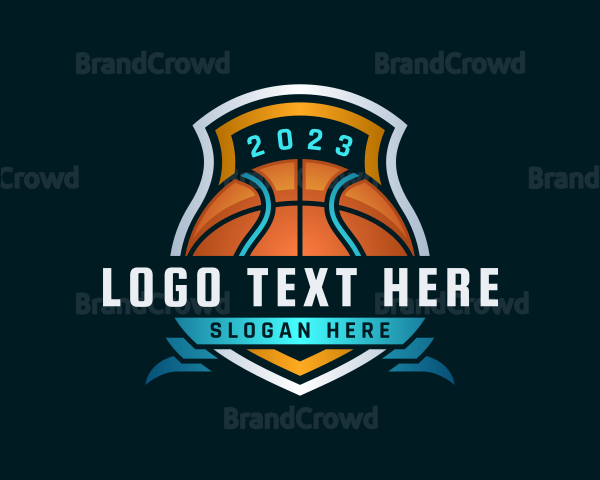 Basketball Sports League Logo