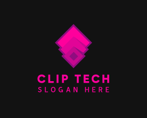 Technology Startup Application logo design