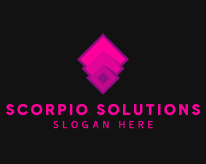 Technology Startup Application logo design