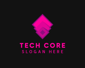 Technology Startup Application logo design