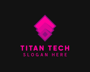 Technology Startup Application logo design