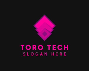 Technology Startup Application logo design