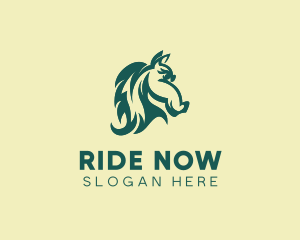 Equestrian Horse Head  logo design