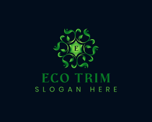 Ornamental Leaves Nature logo design