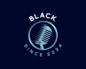 Streaming - Podcast Audio Microphone logo design