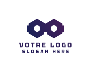 Shape - VR Technology Goggles logo design