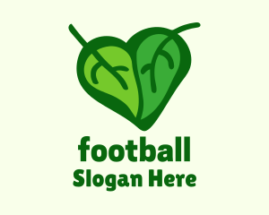 Green Leaf Heart Logo