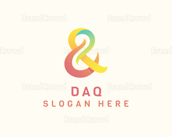 Colorful Ampersand Company Logo
