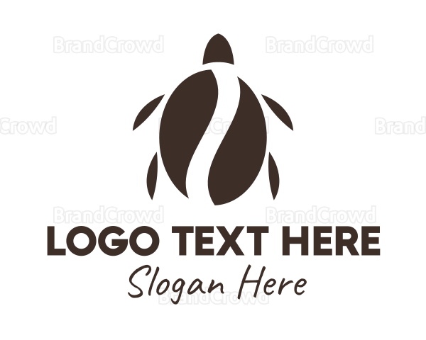 Coffee Bean Turtle Logo