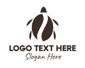 Environmental - Coffee Bean Turtle logo design