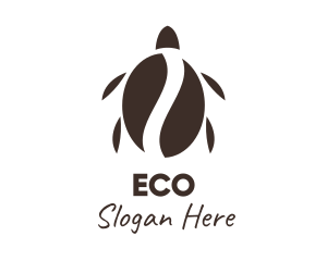 Coffee Bean Turtle Logo