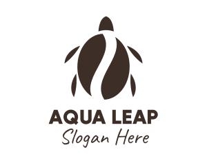 Coffee Bean Turtle logo design