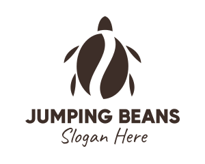 Coffee Bean Turtle logo design