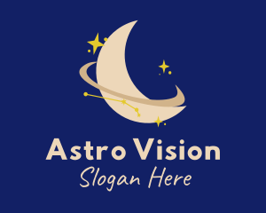 Horoscope - Moon Stars Observatory logo design