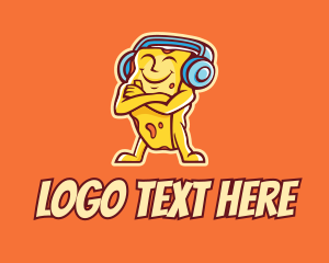 Caterer - Cheese Music Mascot logo design