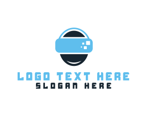 Vr - Gaming VR Goggles logo design