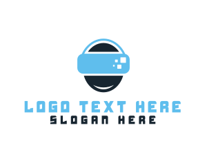Pixel - Gaming VR Goggles logo design